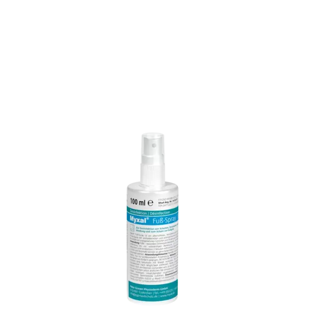 MYXAL Fuß-Spray – 100 Ml, Klare Formel, Für Frische Und Gepflegte Füße